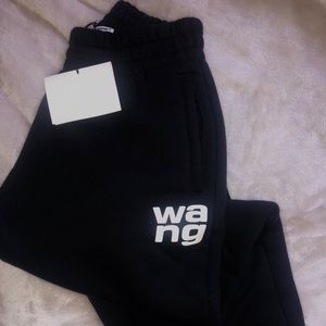 NWT Alexander Wang Wash & Go Fleece Pant